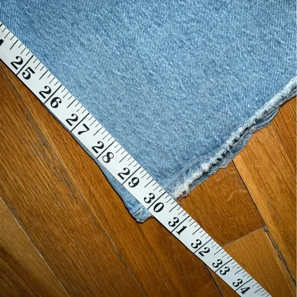 Abercrombie & Fitch Light Blue Straight Leg Jeans - Picture 6 of 6